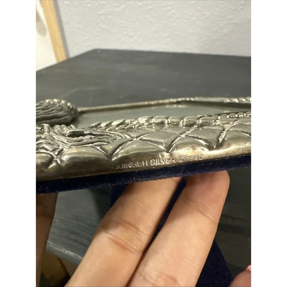 GSA Godinger 1992 Silver Tassel Picture Photo Frame 5x7‎ EUC